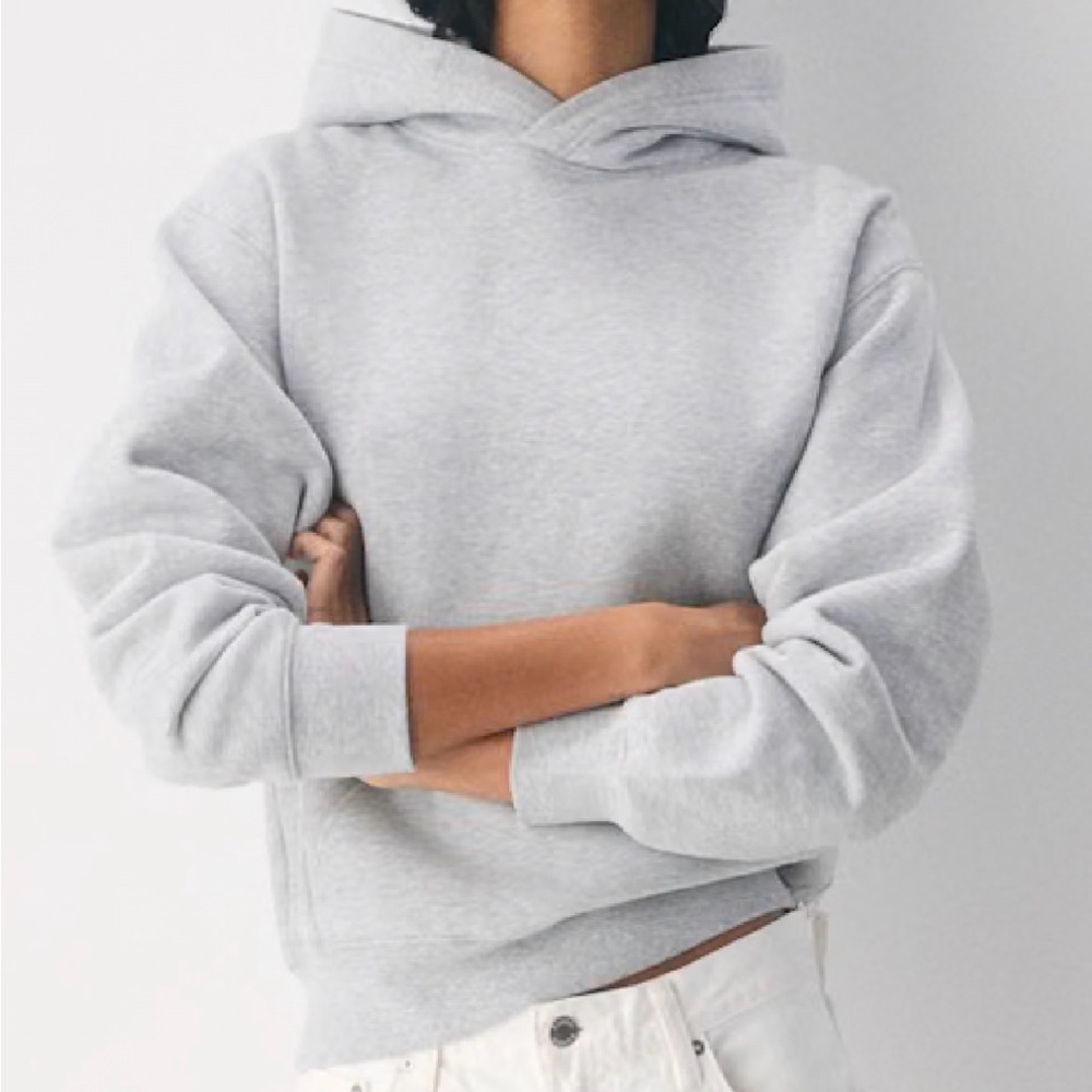 Aritzia Light Gray Women's Hoodie Sweater